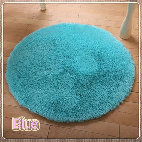 FUTATA Plush Shaggy Area Rugs Round Carpet Fluffy Small Floor Mat ...
