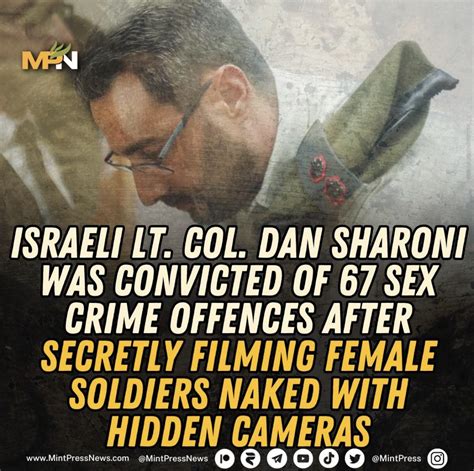 Israeli soldier has secretly filmed female soldiers nude has been convicted of dozens of sex ...