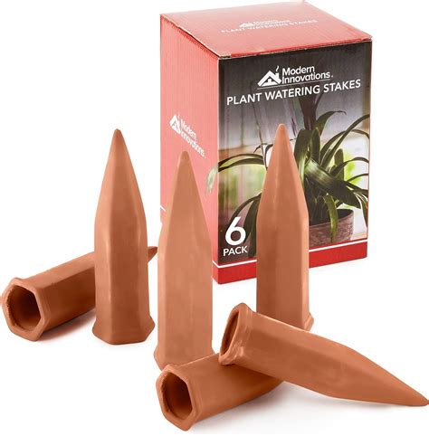 Buy Modern Innovations Ceramic Terracotta Self Watering Spikes (6 Pack ...