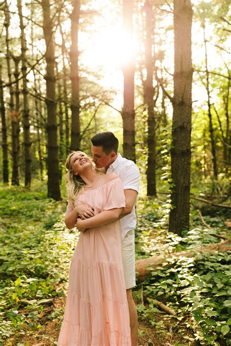 Engagement Photos at Burr Oak Nature Center - Natalie Nichole