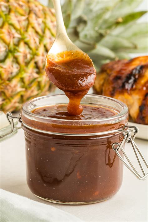 Easy Roasted Pineapple Barbecue Sauce - Recipe by Blackberry Babe