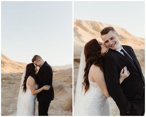 Las Vegas Intimate Elopement | Little White Chapel and Nellis Sand ...