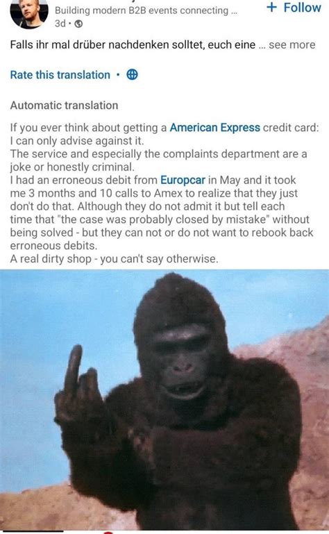 Ngl, this is pretty funny. Dude even attached a gif of a gorilla giving ...