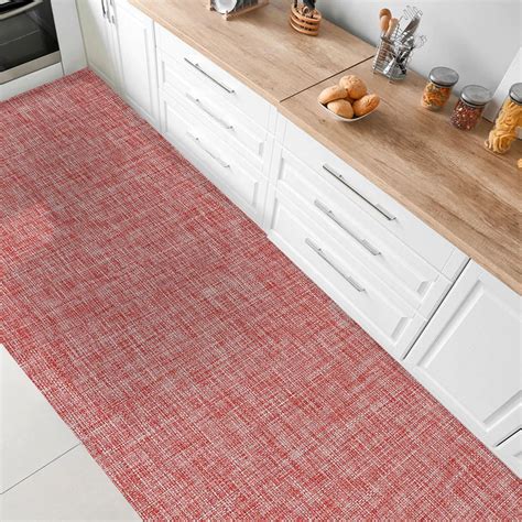 Vinyl Kitchen Runner Mat | Vinyl Kitchen Rug | Non-slip, UV-Resistant