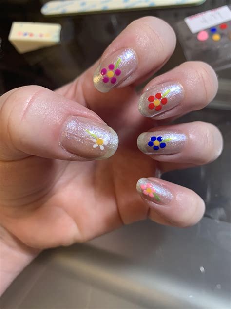 Summer Flower Nail Designs