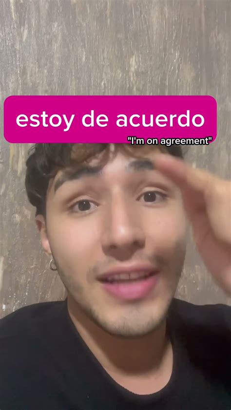 🇪🇸 "I AGREE" in SPANISH 🇪🇸FOLLOW ME for more #learnspanish # ...
