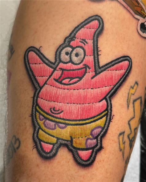 Lou Bragg | Tattoo Artist on Instagram: "Patrick patch!!! What a happy ...