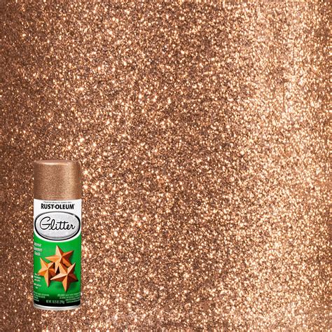 6 Pack, Copper, Rust-Oleum Specialty Glitter Spray Paint- 10.25 ...