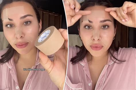 How To Tape Your Face To Look Younger at Marcus Riedel blog