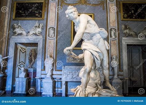 Rome, Galleria Borghese,David by Gian Lorenzo Bernini Editorial Image ...