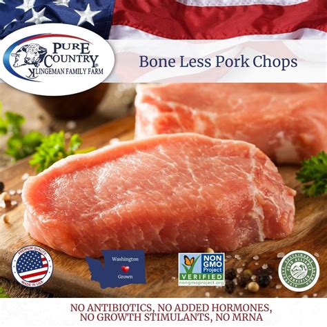 Pork- Boneless Chops - Pure Country Farms
