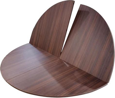 Amazon.com: Large Round Foldable Table Top Extender, Solid Wood Folding ...