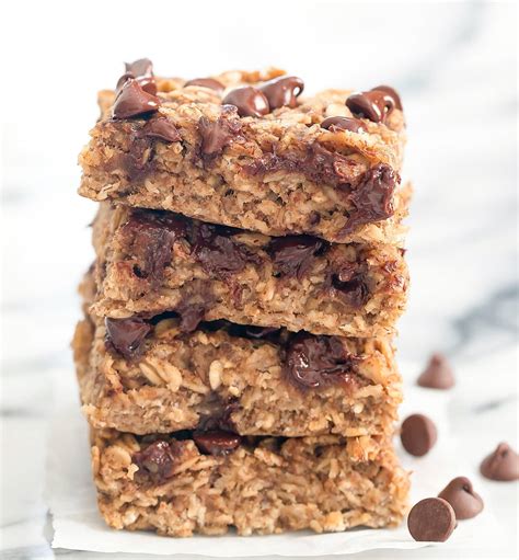 Healthy Chewy Oatmeal Bars Recipe | Deporecipe.co