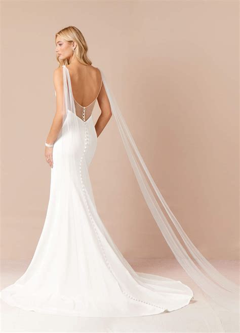 Diamond White/Nude Azazie Sharen Diamond White Nude Mermaid Stretch ...