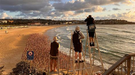 Bondi Briefly Turned Into a Nude Beach for Photographer Spencer Tunick ...