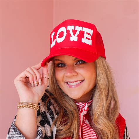 Ascot + Hart Hat Big Love Red/White - Keaton Place