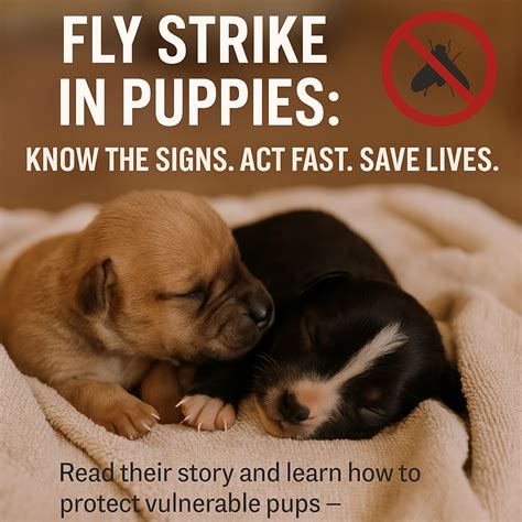 Fly Strike in Puppies - Blazin' Trails Bottle Babies
