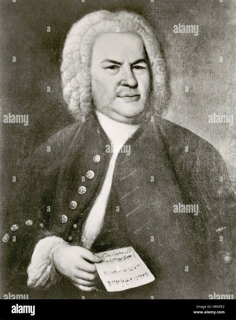 Johann Sebastian Bach, German Composer Stock Photo - Alamy