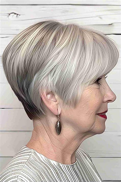 27 Trendiest Short Bob Haircuts for Ladies Over 60 with Style