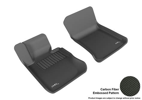 3D MAXpider L1BM01711509 Floor Mat Set; Black; Carbon Fiber Texture ...