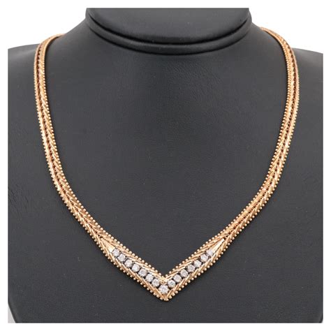 Modern Ruby Diamonds Gold Necklace, 18K Yellow Gold Ruby Diamond ...