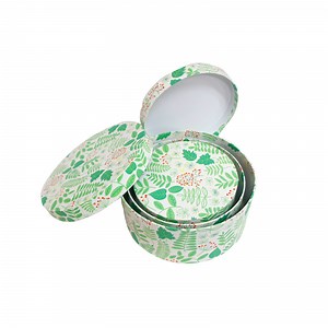 [Hot Item] 3PCS Customized Round Boxes Gift Boxes Storage Boxes Paper Boxes Cosmetics Box