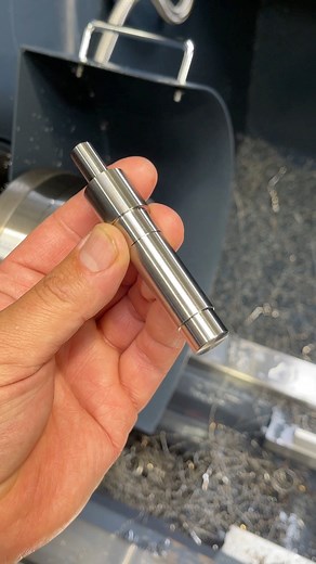 Most rewarding seeing a good looking and accurate part come off the Cnc lathe that is exactly on target! It took a few tries to get the tools set exactly on size but we nailed it. These small pinion shafts have been some good learning for me as Steve has been working with me again on the Milltronics Cnc machines. These shafts are for a customer who enjoys the videos and could not find someone locally to help him machine a small batch of them for his Cnc routers. I’m making up a few for them to t