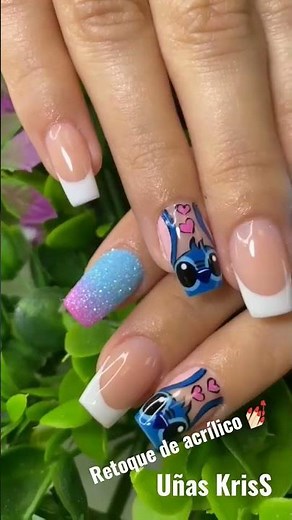 Uñas de Stitch 💅🏻😍