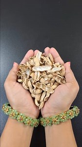 392K views · 1.1K reactions | I made a unique paper wall hanging craft ideas, making with waste nuts shells & craft paper | SR Rangoli | Facebook