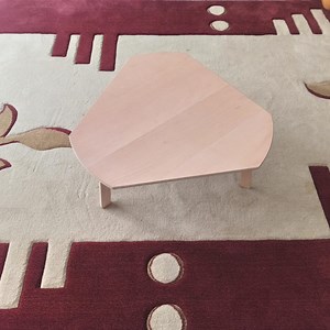 Foldable Triangle Coffee Table: Wooden Low Table for Small Spaces - Etsy UK
