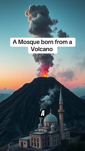 Discover the Unique Mosque Born from a Volcano in Indonesia