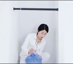 2PCS Tension Rods, Curtain Tension Rods Spring Loaded Curtain Rods Curtain Rods Adjustable Long Closet Rod for Home(40-70 cm)