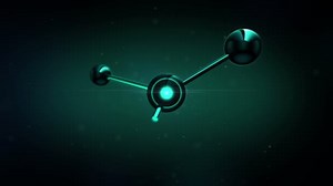 Beautiful Molecule Structure in microscope.