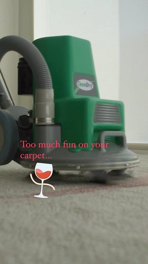 For carpets that partied too hard…there’s Chem-Dry. Our Hot Carbonating Extraction process takes care of those stains - FAST with millions of bubbles. 🫧🫧🫧 #carpetcleaning #professionalcarpetcleaning #satisfying | Chem-Dry