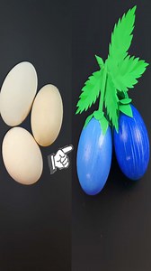 using egg| egg shell craft Make Cute Brinjal | Rana Craft