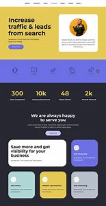 Increase traffic - Website Template by Nicepage