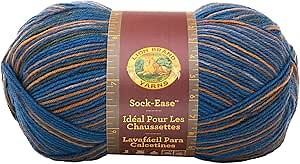 Lion Brand Yarn 240-202R Sock-Ease Yarn, Taffy