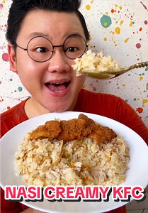 🍚 NASI CREAMY KFC 🍚 Flash back lagi ke zaman corona, berawal dari sup KFC yang dimasak bareng nasi. Trus muncul ide, enak kali ya pake cream soup nya juga. Ternyata beneran enak donk, nasi nya agak creamy dengan aroma khas jagung dari sup nya. Auto naik berat badan saat ini karena sering bikin ini zaman corona 🍗🍗🍗🍗🍗🍗 . #hungryfever #dirumahaja #nasicreamykfc #resepsimple #kulinerjakarta