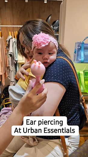 Ear piercing at Urban Essentials. Urban Essentials 5 Capitol Hills Drive, QC Mon to Sunday 930AM to 630PM | Urban Essentials Ph