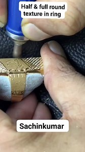 9.7K views · 22 reactions | Half and fu6 round texture in the ring  #sachinkumar #jewelry #shopping #luxury #accessories #trendy #necklace #earrings#jewellery #jewelrybusiness #jewelrymaking #handmadejewelry #ring #rings #weddingring #engagement #engagementring #engagementrings #handmade #Craftsmanship #handcraft #handcrafted #handcraftedjewelry | Sàçhíñ Kúmàr | Facebook