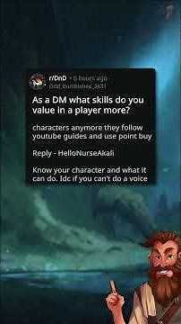 What Skills Do You Value More in D&D Players?