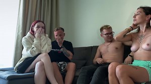 First Time Swingers Swap Wives for Wild Hotel Bed Share Fuck Till Cumshot