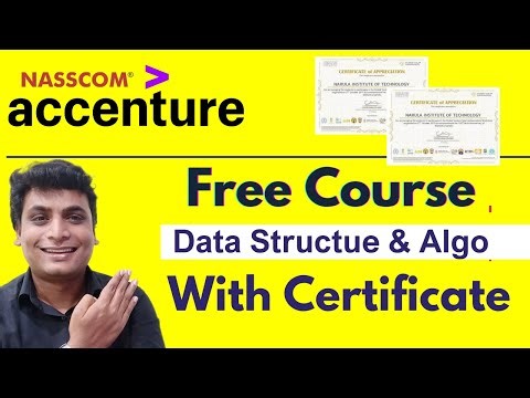 Accenture & Nasscom Launched Free Course Data Structure & Algorithm DSA With Certificate Free