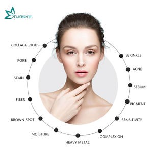 [Hot Item] Facial Skin Scanner Diagnostic Analyzer Analysis Mirror Machine Portable Magic Mirror 3D Skin Analyzer Skin