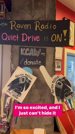 🎶 It’s the most wonderful time of the year🎶 We are SO excited! KCAW’s fall quiet drive has begun! Make your gift to support Raven Radio today and then rest easy knowing you’ve done your part to keep KCAW on air. Plus, your gift before 10/19 enters you to win 2 round trip tickets on Alaska Seaplanes 🛩️ We literally can’t think of a better activity for this windy Friday night. Skedaddle right now to kcaw.org/donate and then bask with us in the glow of love for public media. Happy Drive! | Raven