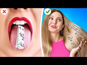 SCHOOL HACKS YOU WISH YOU KNEW BEFORE! || Funny School DIY Ideas by 123 Go! LIVE