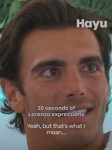 Lorenzo expressions 101. #LoveIslandUK streaming on Hayu in Canada. | lorenzo and jasmine