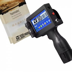 [Hot Item] Yaomatec 12.7mm Handheld Inkjet Printer Date Logo Qr Code Coding Machine for Plastic Bags