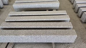 [Hot Item] Natural stone flamed G603 light grey granite kerbstone for exterior/outdoor Garden/Landscape/Square/walkway/driveway