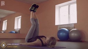 Lying Leg Raises #workoutmotivation #workoutgoals #rimsports | RIMSports